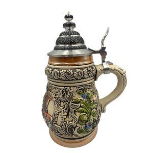 Loving Couple German Beer Stein By Thewalt 8.5" Hand-Painted 1/2 Liter Capacity